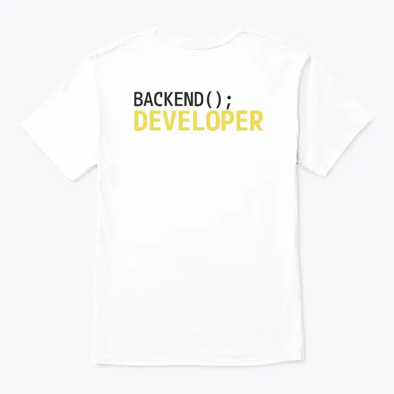 Backend Developer Hoodie & TShirt